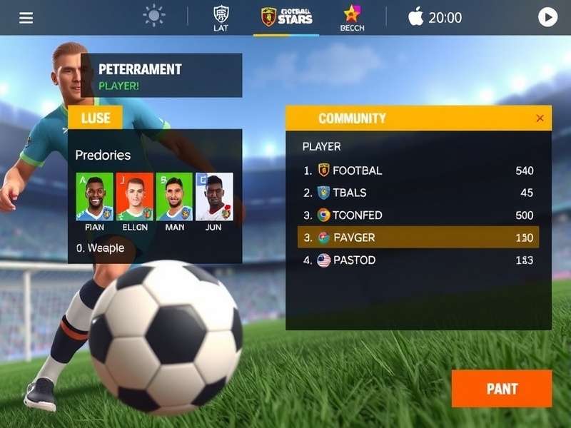 Goa Football Stars gameplay screenshot showing realistic football action